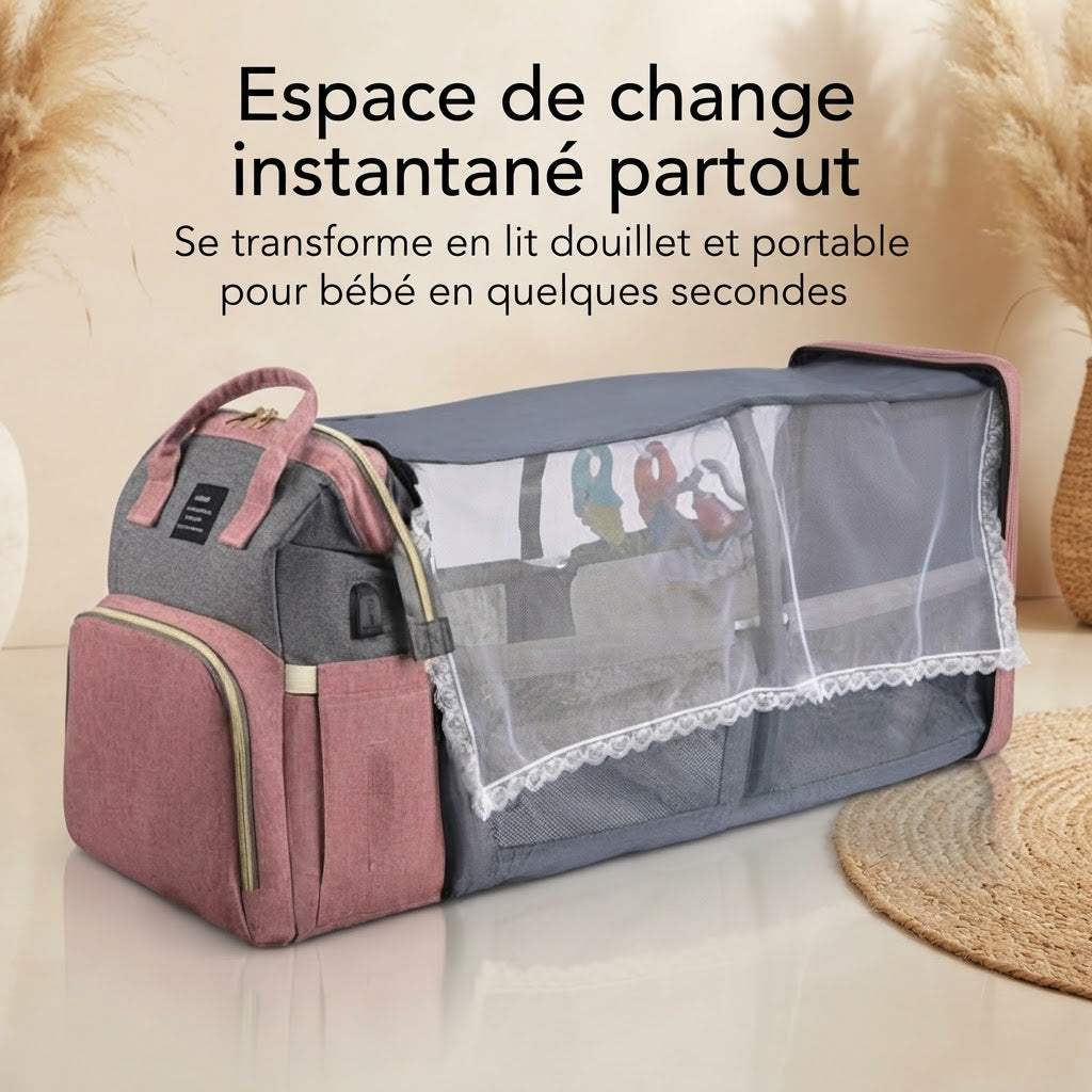 Sac à Langer 4-en-1 - Simplifiez vos sorties!