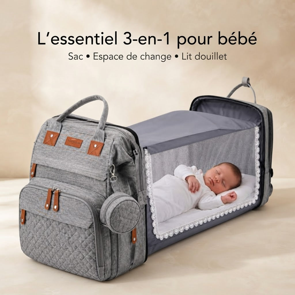 Sac à Langer 4-en-1 - Simplifiez vos sorties!