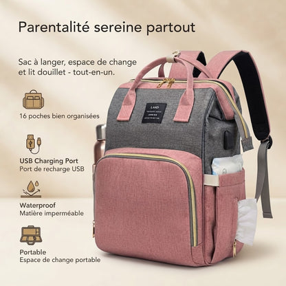 Sac à Langer 4-en-1 - Simplifiez vos sorties!